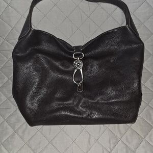 Dooney and Bourke Black Leather Hobo Bag
